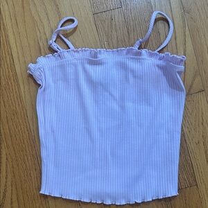 Forever 21 Light Pink Ribbed Camisole